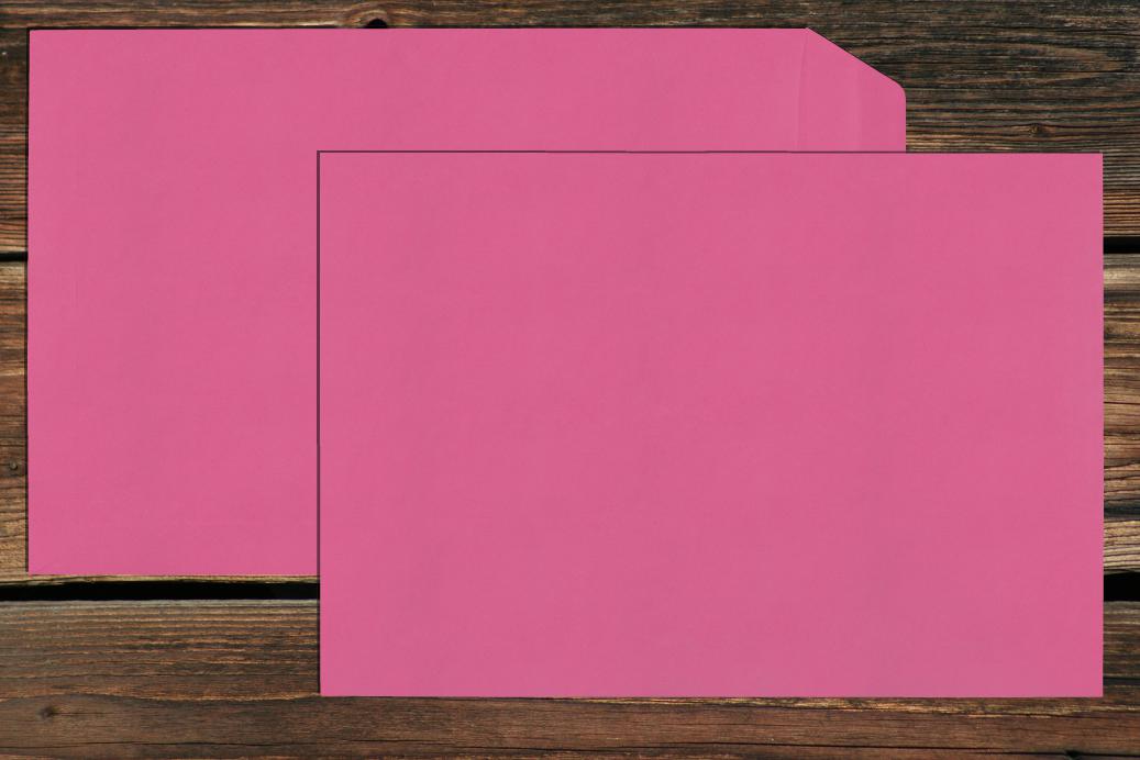 Versandtaschen 220x312 mm Nassklebend Kallrosa 120 g/qm